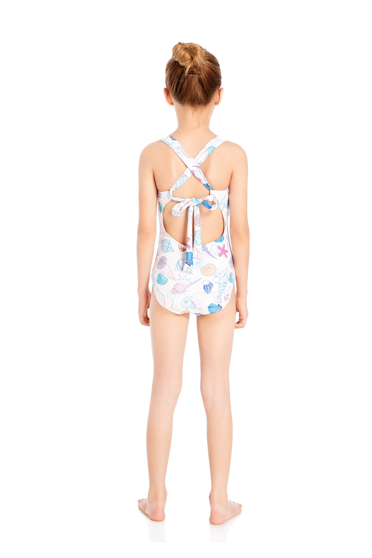 Karler Swimwear Girl One Piece Swimsuit C-1776 back Karler Swimwear Girl One Piece Swimsuit C-1776 back