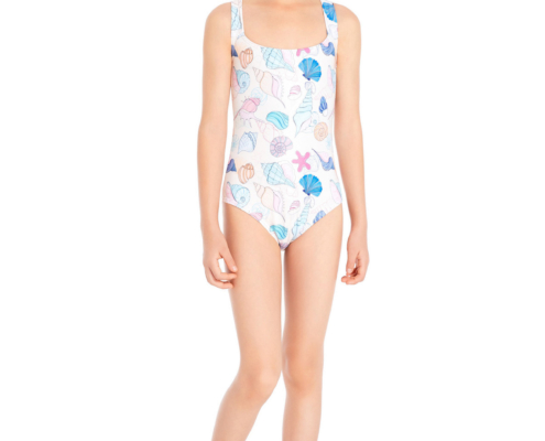 Karler Swimwear Girl One Piece Swimsuit C-1776 front Karler Swimwear Girl One Piece Swimsuit C-1776 front