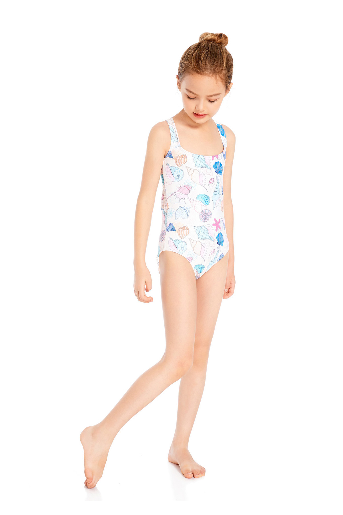 Karler Swimwear Girl One Piece Swimsuit C-1776 right Karler Swimwear Girl One Piece Swimsuit C-1776 right