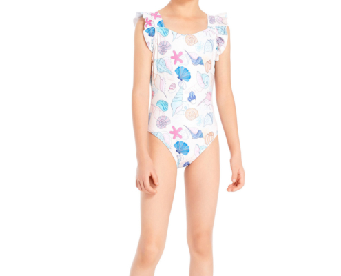 Karler Swimwear Girls One Piece Swimsuit C-1315 front Karler Swimwear Girls One Piece Swimsuit C-1315 front