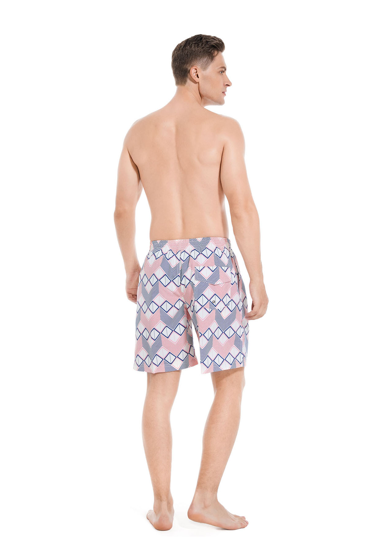 Karler Swimwear Men Beach Shorts S-1342 back Karler Swimwear Men Beach Shorts S-1342 back
