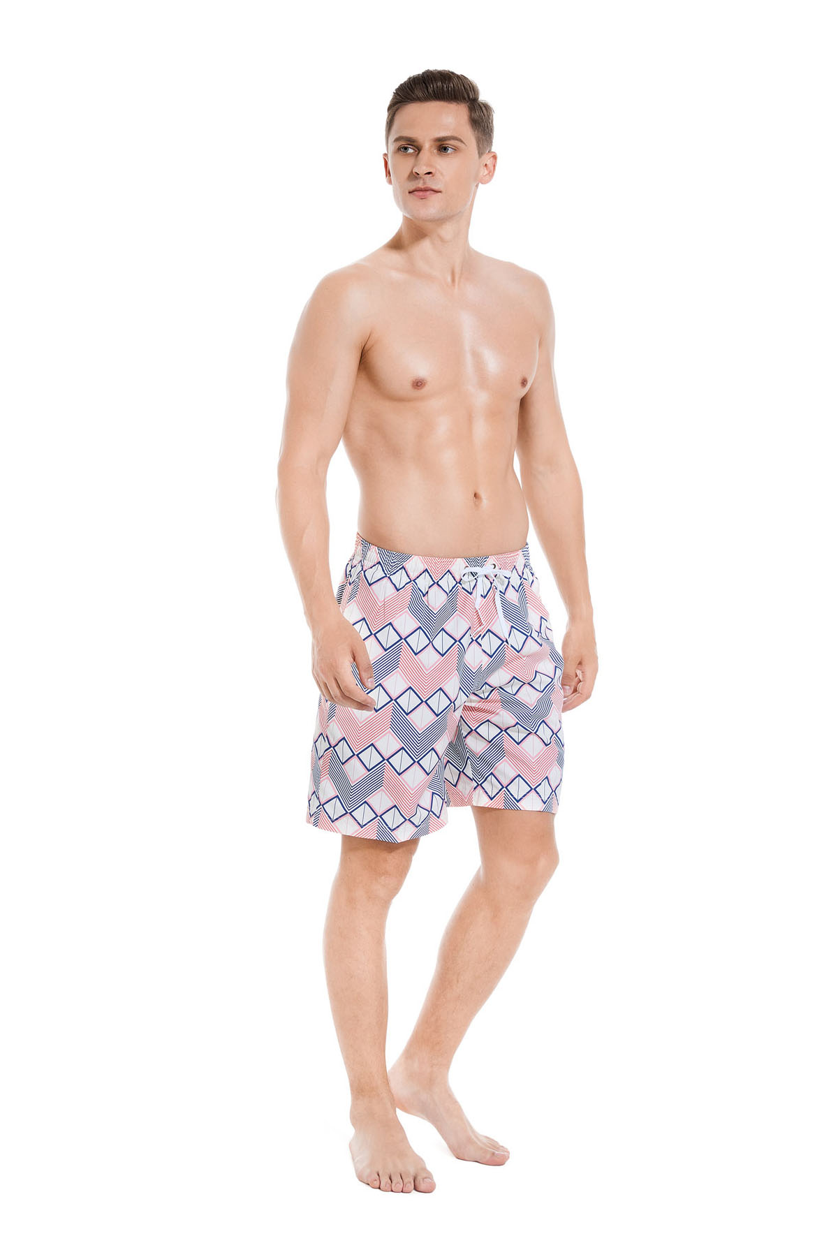 Karler Swimwear Men Beach Shorts S-1342 right2 Karler Swimwear Men Beach Shorts S-1342 right2