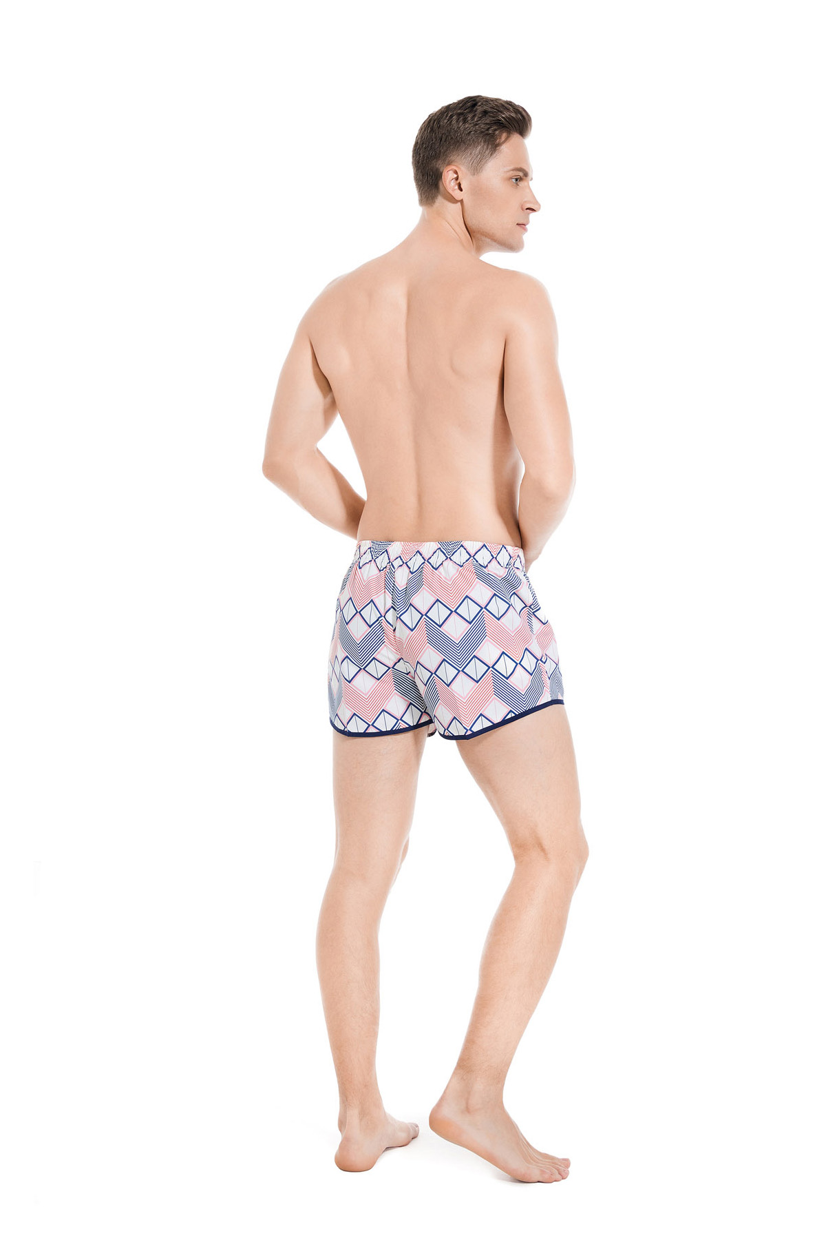 Karler Swimwear Men Beach Shorts S-1442 back Karler Swimwear Men Beach Shorts S-1442 back
