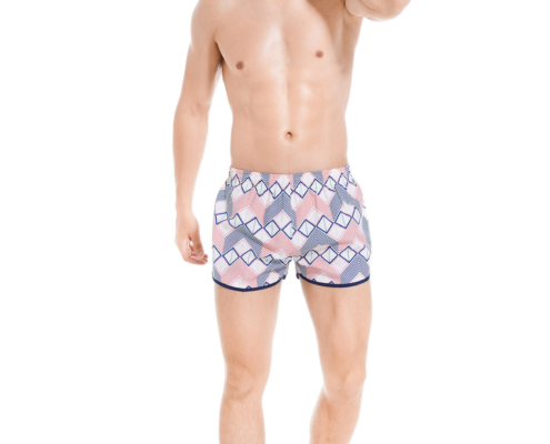 Karler Swimwear Men Beach Shorts S-1442 front pose Karler Swimwear Men Beach Shorts S-1442 front pose