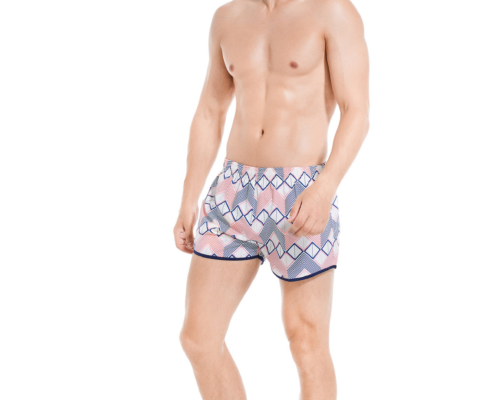 Karler Swimwear Men Beach Shorts S-1442 front pose2 Karler Swimwear Men Beach Shorts S-1442 front pose2