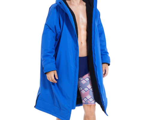 Karler Swimwear Men changing Robe D-1581 right